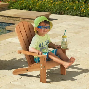 Wooden Adirondack Children's Outdoor Chair Kid's Patio Furniture - Picture 1 of 2