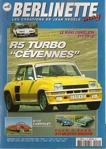 BERLINETTE MAG 10 ALPINE A110 CABRIOLET ALPINE V6 TURBO DANIELSON LOTUS EUROPE S - Bild 1 von 2
