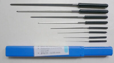 Satz  Präzisions Düsenreibahlen 0,15-3,0mm, stufenlos (Vergaser,Tuning,Reinigung - Bild 1 von 3