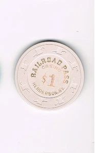 Henderson, Nevada NV - Railroad Pass Casino $ 1 Casino Chip - ein Dollar - Bild 1 von 1