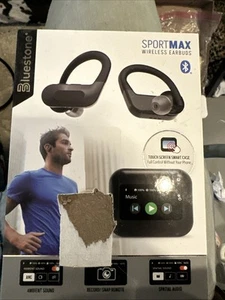 Bluestone Wireless Sport Max Over The Ear Earbuds With Touchscreen Smart Case - Picture 1 of 4
