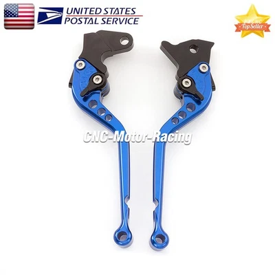 For Yamaha XT350 1985-1995 XT600 1984-1986 Brake & Clutch Levers Long Adjustable - Image 1 of 4