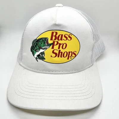 Gorra de béisbol Bass Pro Shops blanca de camionero Foto 1 de 4