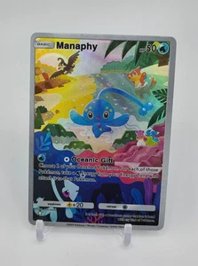 Custom HOLO Manaphy Card Manaphy Trading Card READ DESCRIPTION BELOW - Picture 1 of 2