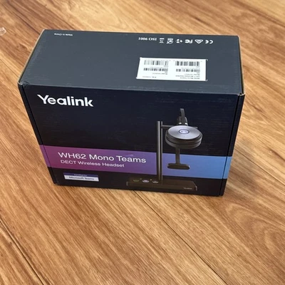 Yealink WH62 Mono Teams Headset - Mono - Wireless - DECT CAT-iq - 525 ft - Image 1 of 4
