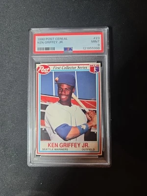 1990 Post Cereal Ken Griffy Jr. #23 (PSA 9 MINT) - Image 1 of 2