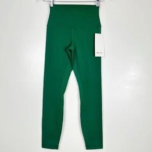 Nuevo con etiquetas Pantalón Lululemon Align HR 25” Legging Talla 4 Verde Everglade Talla 4 Nulu - Imagen 1 de 13