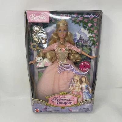 Barbie as The Princess and The Pauper Doll - Princess Anneliese with Cat 2004 - Image 1 of 4