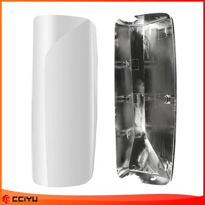 Cubierta de espejos retrovisores derecha+izquierda vista lateral lisa cromada para Volvo VNL 2005-2018 Foto 1 de 4