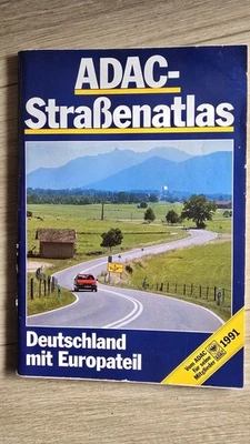 ADAC Straßenatlas Deutschland mit Europteil von 1991 - Bild 1 von 4