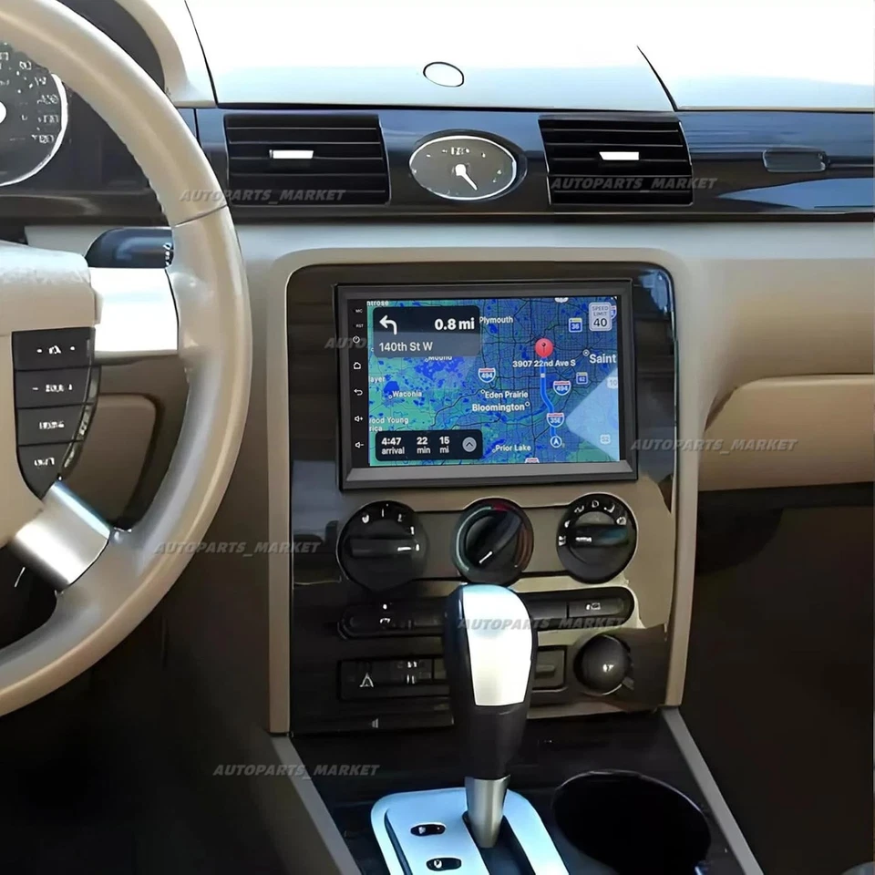 For 2005 2006 2007 Mercury Montego Android 13 Navi CarPlay Car Stereo Radio GPS Foto 1 de 4