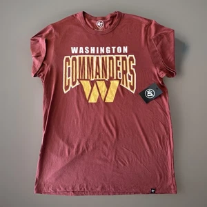 Washington Commanders '47 Brand Red Franklin T-Shirt Herren L NFL Football Neu - Bild 1 von 3