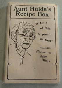 Vtg 1989 Aunt Hulda’s Recipe Box Cookbook Paperback - Picture 1 of 7