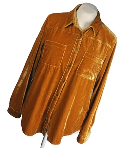 Umgee + USA Womans Button Front Blouse Size XL - Picture 1 of 18