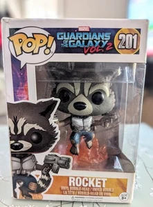 Rocket Pop 201 - Guardians of the Galaxy Funko Pop! Vinyl 2017 + Protector - Picture 1 of 2