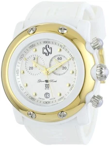 Glam Rock Women's GR62108 Miami Beach Silver Dial White Silicone Watch - Picture 1 of 3