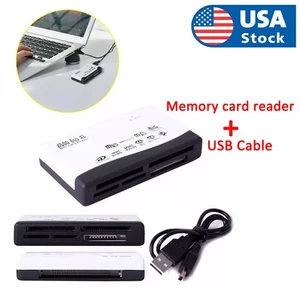 For Micro SD, SD, XD, CF, M2, and MS, TF card Multifunction Memory Card Reader - Picture 1 of 6