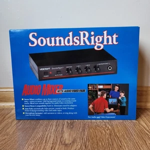 Vidicraft SoundsRight Audio Mixer With Audio/Video Fade Open Box SRT-100 - Picture 1 of 8