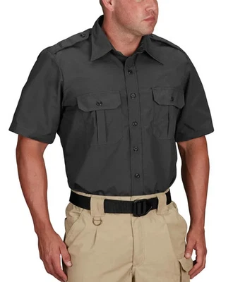 Propper® Men's Tactical Dress Shirt, Short Sleeve, Ripstop Duty Work Uniform - Image 1 of 4