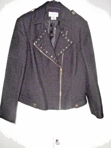 S005 AMY VERMONT Kurzjacke tiefschwarz Gr. 40 - Bild 1 von 3