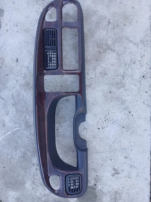 1998-2002 Dodge Ram 1500 2500 Center Dash WOOD Trim Bezel Panel Air Vent OEM - Image 1 of 4