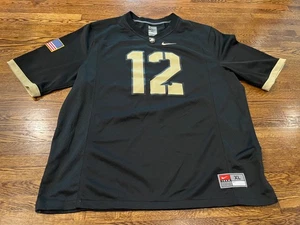 Maglia calcio esercito cavalieri neri uomo XL Nike Elite NCAA West Point - Foto 1 di 10