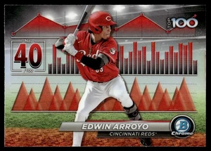 2024 Bowman #BTP-40 Edwin Arroyo Bowman Scouts' Top 100 - Picture 1 of 2