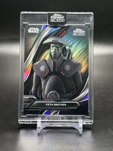 2024 Topps Chrome Black Star Wars stampe corte animate quinto fratello #SP-13 - Foto 1 di 2