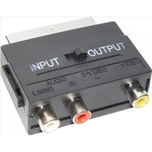 Scart to RCA Adapter switchable phono converter - Image 1 of 1