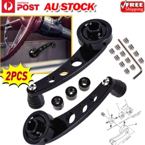 2PCS Universal Car Billet Window Crank Handle Door Pickup Winder Rocker Handle - Picture 1 of 11