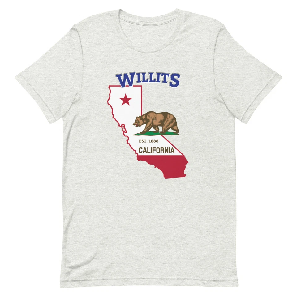 Willits California Home Town Pride Native City-State Souvenir Tee T-Shirt - Image 1 of 1