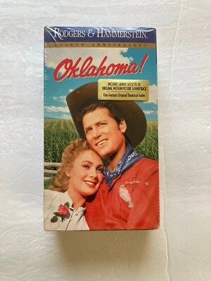 Oklahoma Cassette Tape & Oklahoma VHS Movie Golden Anniversary Edition Sealed - Image 1 of 4