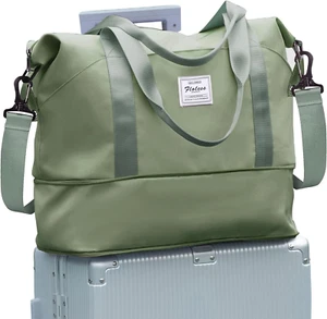 Travel Duffel Bag, Sports Tote Gym Bag, Shoulder Weekender Overnight Bag for Wom - Picture 1 of 12