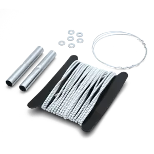 Tent Pole Repair Kit, Includes Replacement Shock Cord, Wire,All-Weather,New - Picture 1 of 8
