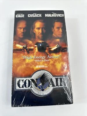 Con Air (VHS, 1997) Nicolas Cage, John Cusack, John Malkovich, Steve Buscemi - Image 1 of 4