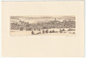 ROLF FLEISCHMANN: Kleingrafik "Weißensee von Norden" - Picture 1 of 1