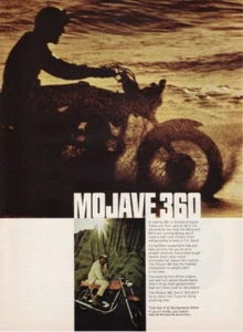Motocicleta Mojave 360 1968 vintage de Montgomery Wards anuncio impreso original difícil de encontrar - Imagen 1 de 1
