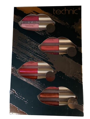 Technic Ultimate Lip Collection Set Of 12 Gloss Matte Shimmer Metallic Makeup - Image 1 of 4