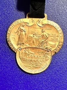 vintage antique pocket watch fob FRATERNAL CONGRESS-Coming Of The CADILAC-V RARE - Picture 1 of 8