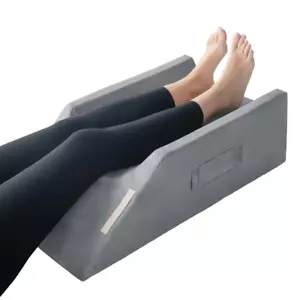 Almohada de cuña de larga duración ligera después de la cirugía elevación de doble pierna - gris - Imagen 1 de 5