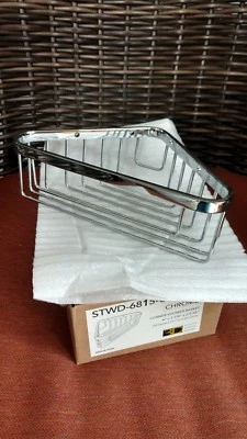 Stainless Steel Corner Shower Basket in Chrome STWD-6815-CSBPC - Image 1 of 4