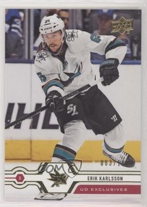 2019-20 Upper Deck UD Exclusives /100 Erik Karlsson #411