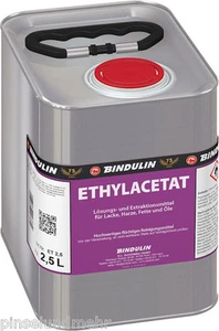 Bindulin Ethylacetat 2,5 l Kanne - flüchtiges Reinigungs- und Extraktionsmittel - Bild 1 von 1