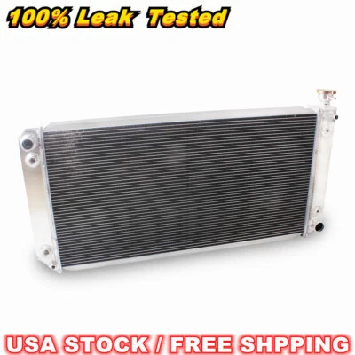 3Row 34" Radiator For 1988-2000 Chevy GMC C/K Series 1500 2500 2500 Suburban - Imagem 1 de 4