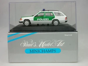 Minichamps 1/43 Mercedes 250 TD Polizei W123 T Break Deutschland 3920 Box 128433 - Bild 1 von 12
