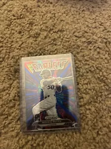 2022 Panini Prizm - Fearless Mookie Betts #FL-5 Blue Mojo Prizm /199 - Bild 1 von 2