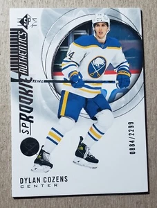 2020-21 SP Rookie Authentic Dylan Cozens Rookie /2299 Buffalo Sabres RC #120 - Picture 1 of 2