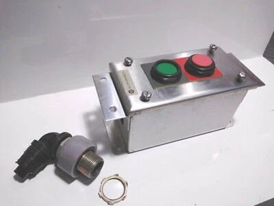 ALLEN BRADLEY 800H-2HZ4 Nema 4 SS Start Stop 800H BR AR Flush or Panel Mount - Image 1 of 4