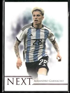 Fútbol Mundial Único Futera 2023-24 #097 Alejandro Garnacho #097 Next Pink #/55 - Imagen 1 de 2