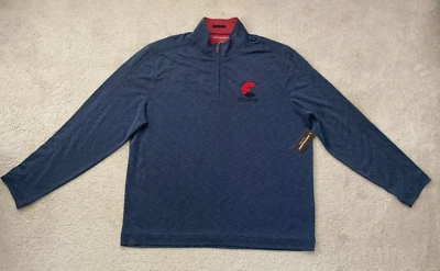 NWT $ 98 Johnston Murphy 1/4 Zip Pullover Long Sleeve Shirt XXL - Image 1 of 4